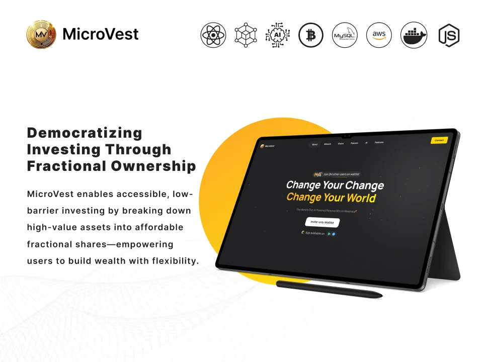 MicrovestApp: Micro-Investment Platform